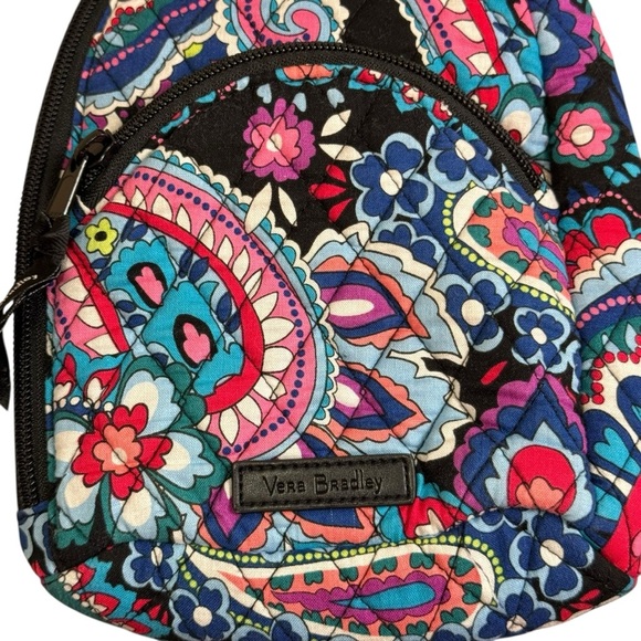 Vera Bradley Lighten Up Essential Compact Sling Backpack Crossbody Bag Quilted - Picture 3 of 9